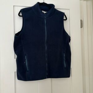 Vineyard Vines Navy Fleece Vest (Vineyard Navy) size L